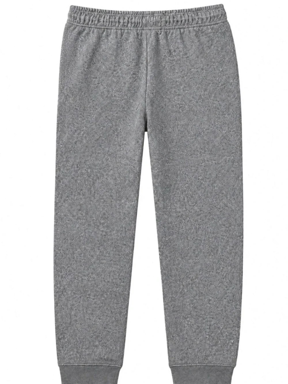 Cat & Jack Boys Husky Jogger Sweatpants Size L 10/12 Gray Reinforced Knee NWT